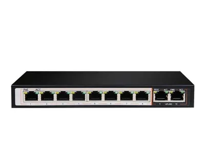 D-Link DGS-F1010P-E 8-Port Gigabit PoE+ Switch